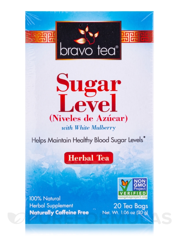 Sugar Level Herbal Tea - 20 Tea Bags - Alternate View 1