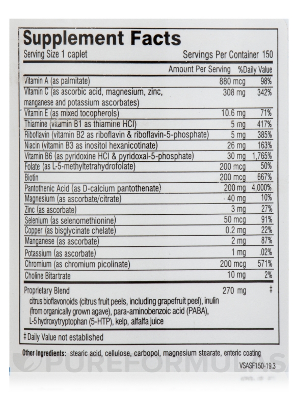 Super Adrenal Stress Formula® - 150 Caplets - Alternate View 3