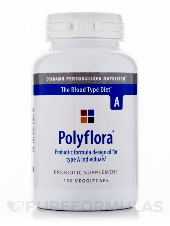 Polyflora Probiotic (Type A) - 120 Veggie Capsules