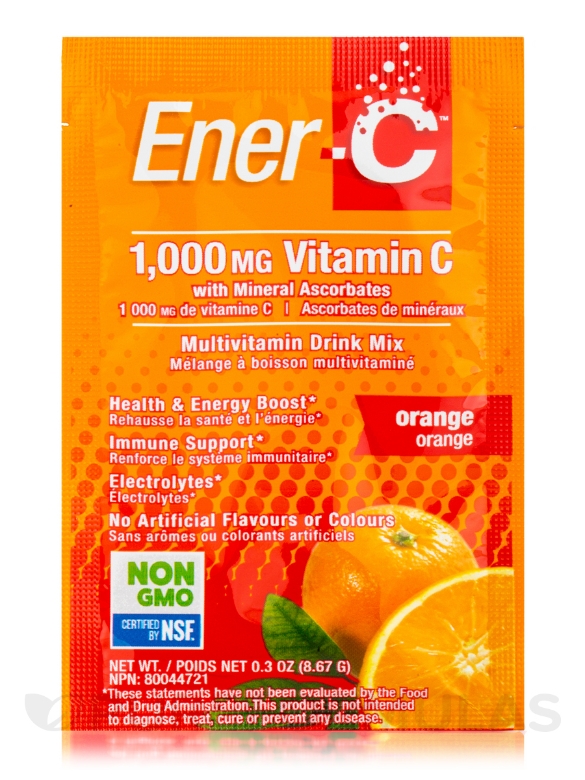 Ener-C Orange - 1 Box of 30 Packets - Alternate View 11