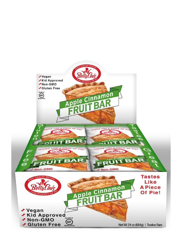 Apple Cinnamon Fruit Bar - Box of 12 Bars