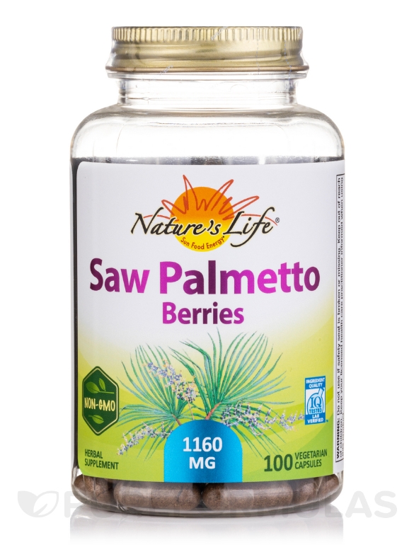 Saw Palmetto Berries - 100 Vegetarian Capsules