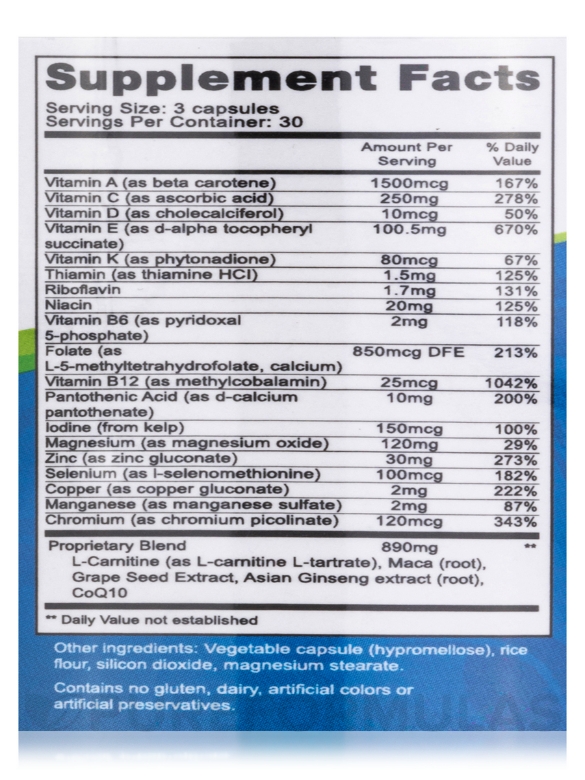 FertilAid® for Men - 90 Capsules - Alternate View 3