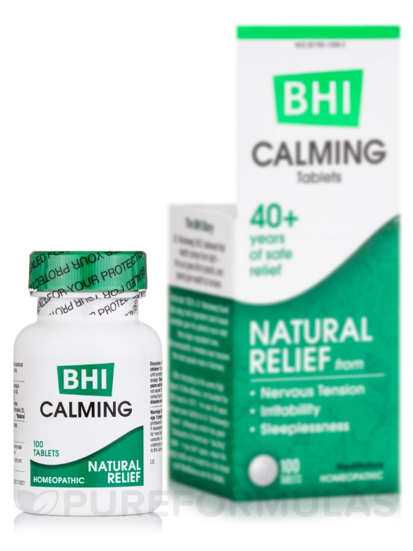 BHI Calming Tablets - 100 Tablets - Alternate View 1