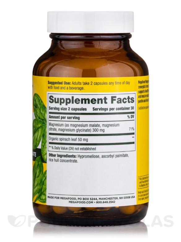 Magnesium 300 mg - 60 Capsules - Alternate View 1