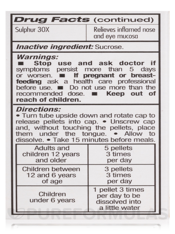 Guna Hay Fever Relief - 0.28 oz (8 Grams) - Alternate View 8