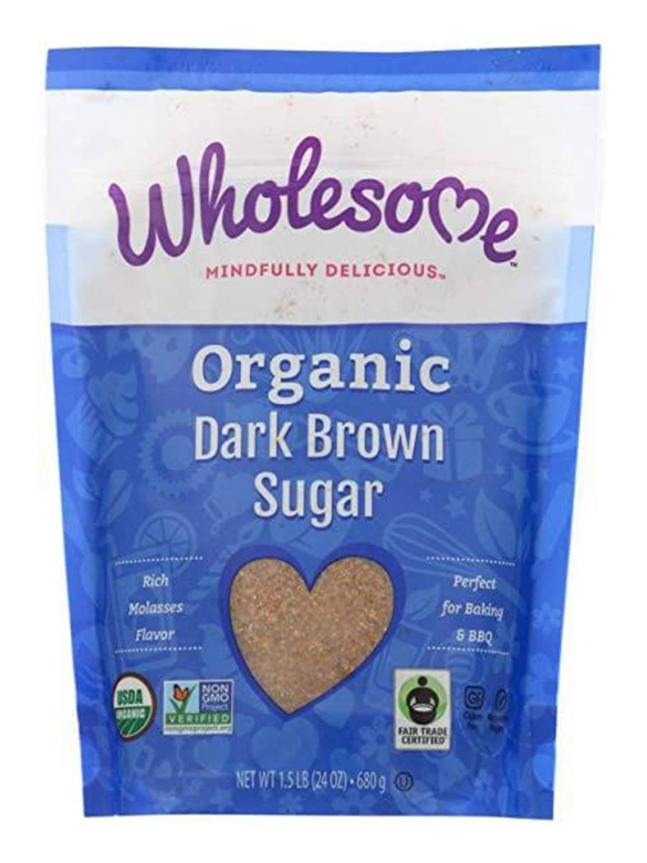 Organic Dark Brown Sugar - 24 oz (680 Grams)