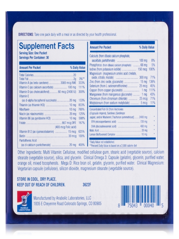 Essential Nutrition Pack - 30 Day Supply - Alternate View 8