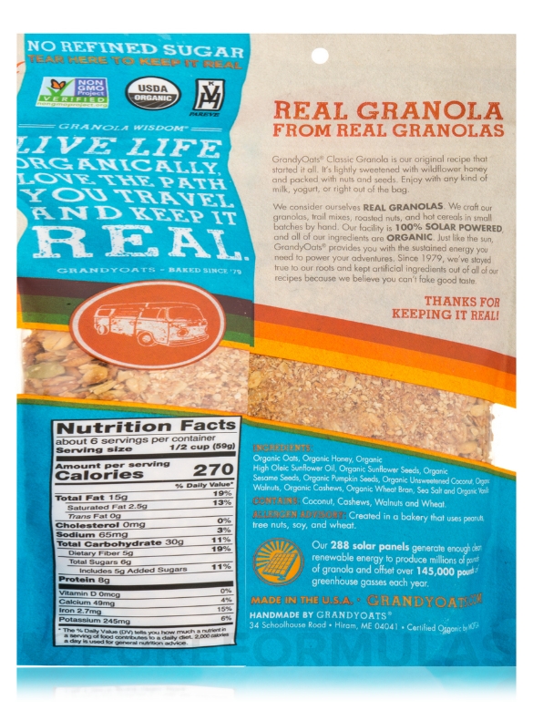 Classic Granola - 12 oz (340 Grams) - Alternate View 2