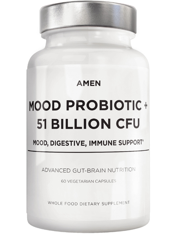 Mood Probiotic + 51 Billion CFU - 60 Vegetarian Capsules