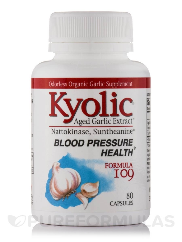 Kyolic® Aged Garlic Extract™ - Formula 109 (Blood Pressure Health) - 80 Capsules