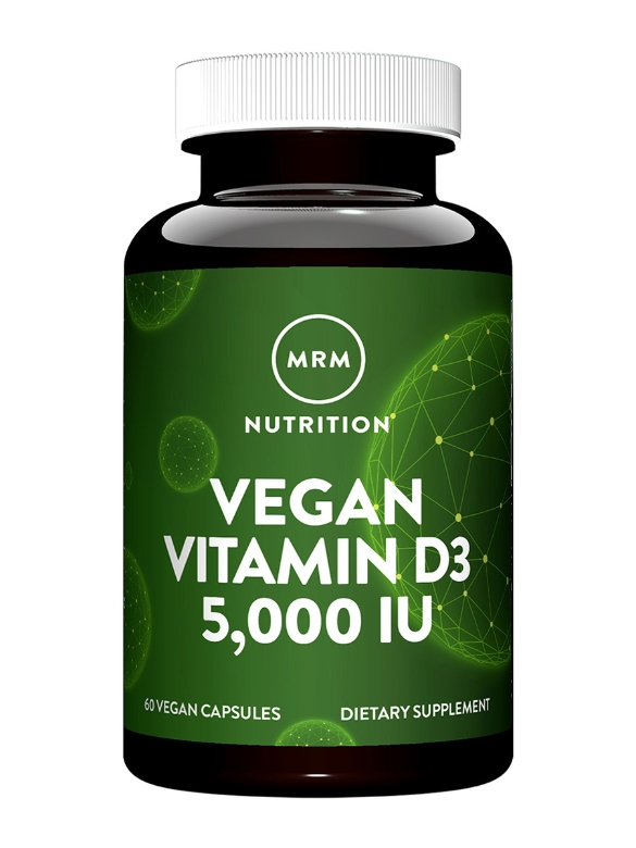 Vegan Vitamin D3 5000 IU - 60 Vegan Capsules