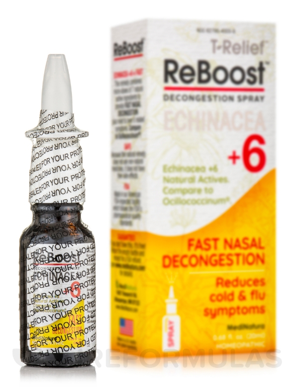 T-Relief™ Echinacea +6 Decongestion Nasal Spray - 0.68 fl. oz (20 ml) - Alternate View 1