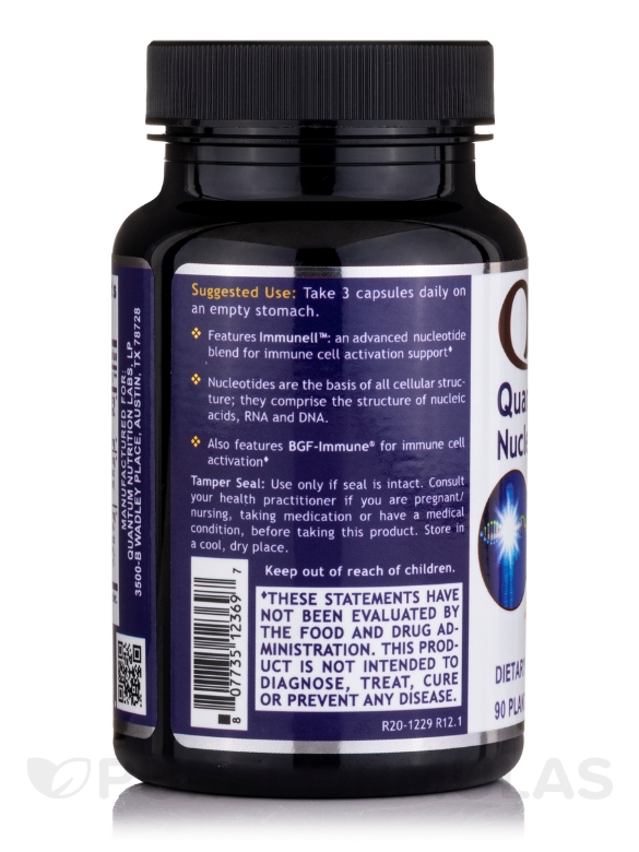 Quantum Nucleotide Complex - 90 Plant-Source Capsules - Alternate View 3