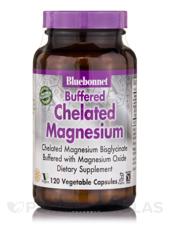 Buffered Chelated Magnesium - 120 Vegetable Capsules