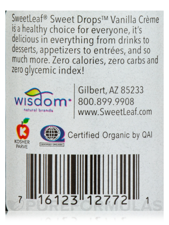 Organic Sweet Drops™ Liquid Stevia