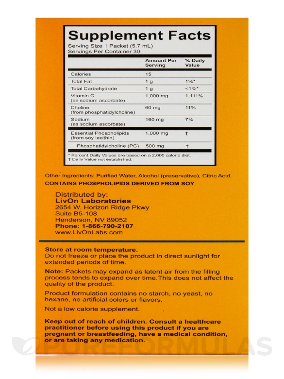 Lypo-Spheric® Vitamin C - 30 Packets - Alternate View 6