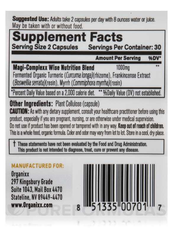 Magi-Complexx (Inflammation & Cellular Support) - 60 Veggie Caps - Alternate View 4