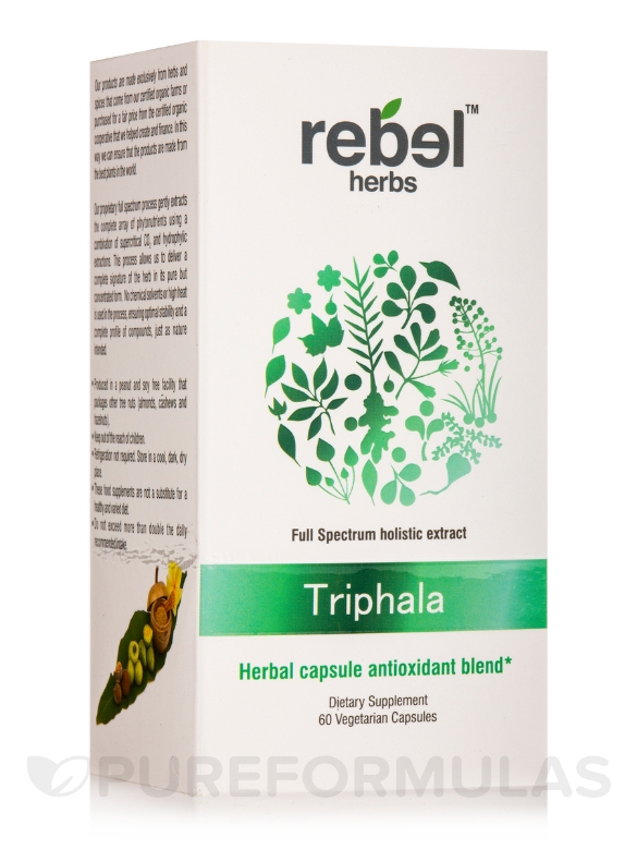 Triphala Capsules - 60 Vegetarian Capsules