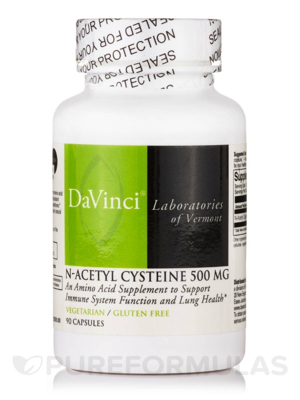 N-Acetyl Cysteine 500 mg - 90 Vegetarian Capsules