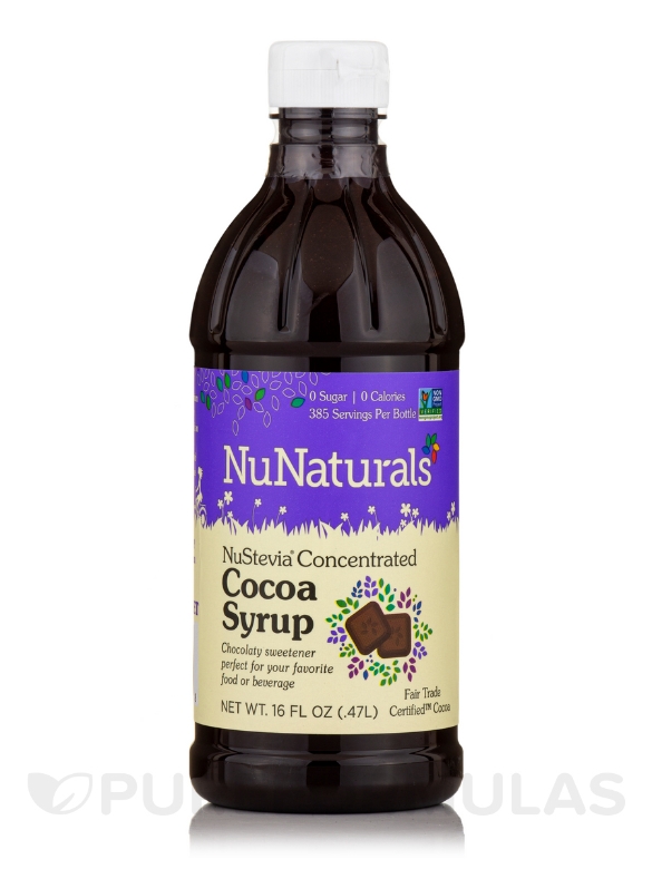 NuStevia Concentrated Cocoa Syrup - 16 fl. oz