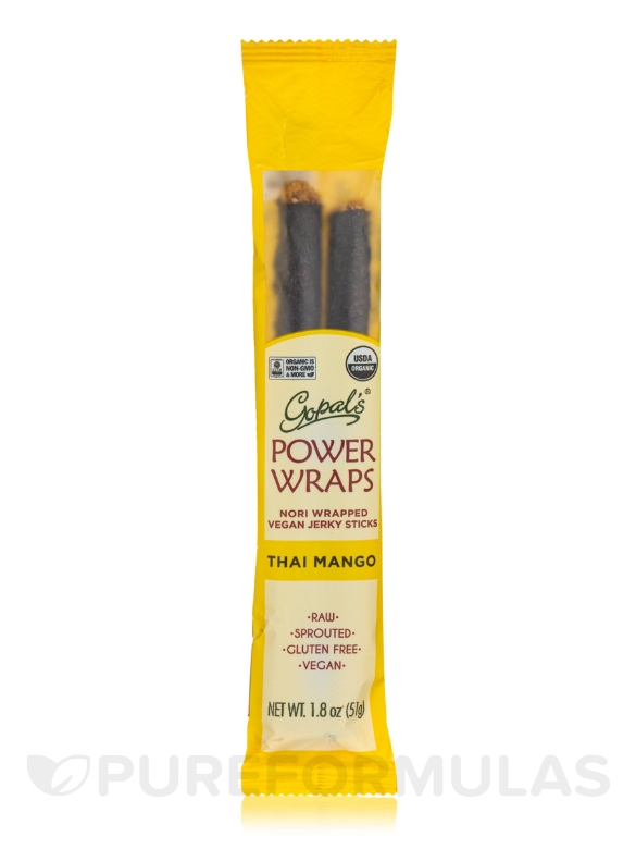 Organic Power Wraps - Thai Mango - 1.8 oz (51 Grams)