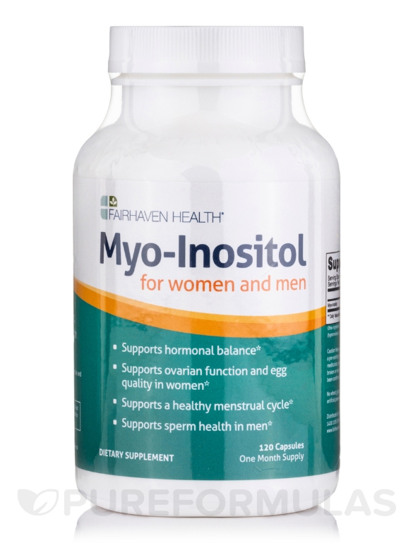 Myo-Inositol for Women and Men - 120 Capsules