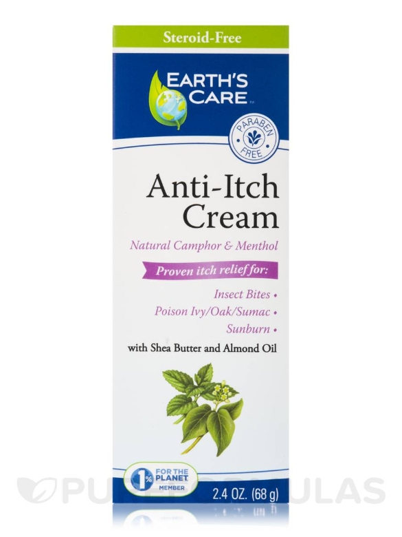 Anti-Itch Cream with Shea Butter and Almond Oil - 2.4 oz (68 Grams) - Alternate View 1