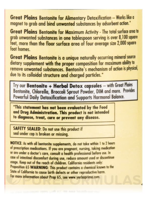 Great Plains® Bentonite Detox - 16 fl. oz (473 ml) - Alternate View 3