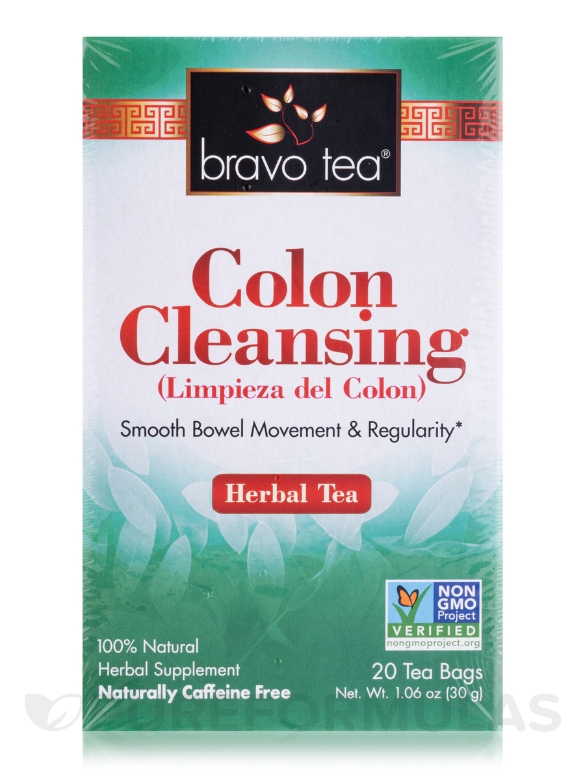 Colon Cleansing Herbal Tea - 20 Tea Bags - Alternate View 1