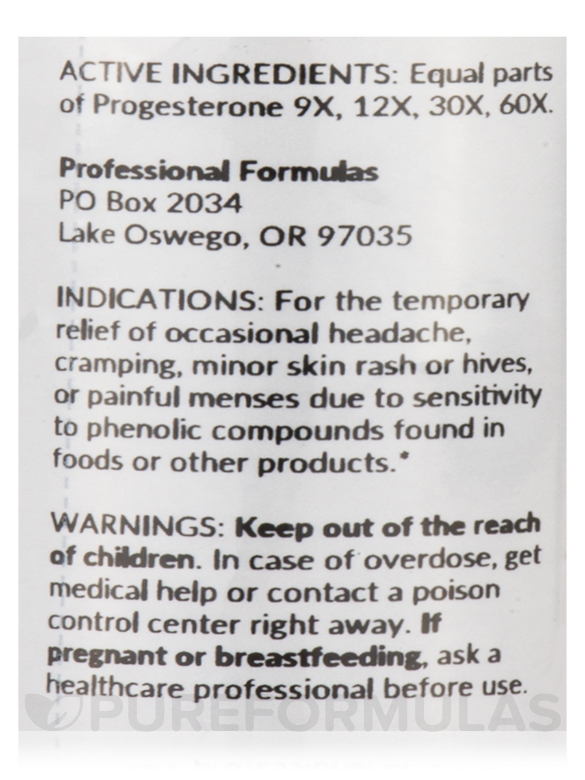 Progesterone - 1 fl. oz (29.5 ml) - Alternate View 4