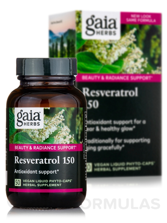 Resveratrol 150 - 50 Vegan Liquid Phyto-Caps® - Alternate View 1