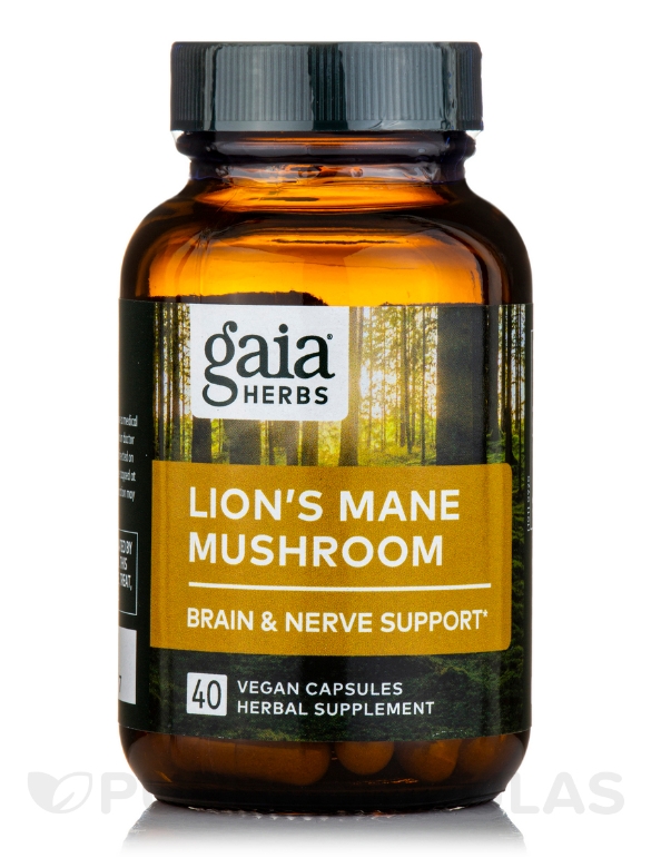 Lion's Mane Mushroom - 40 Vegan Capsules - Alternate View 2