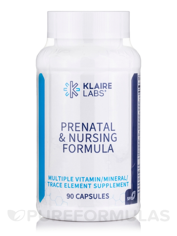 Prenatal & Nursing Formula - 90 Capsules