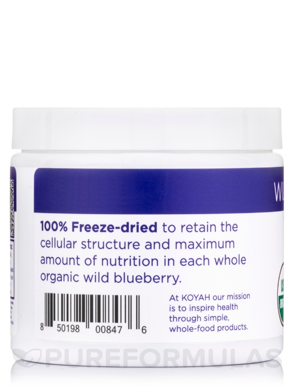 Organic Freeze-Dried Wild Blueberry Powder - 5.4 oz (162 Grams) - Alternate View 3