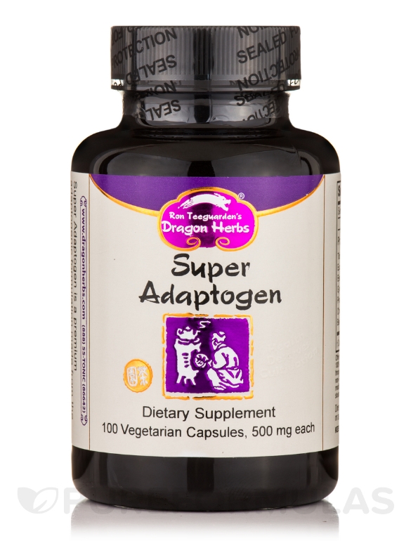 Super Adaptogen 500 mg - 100 Vegetarian Capsules