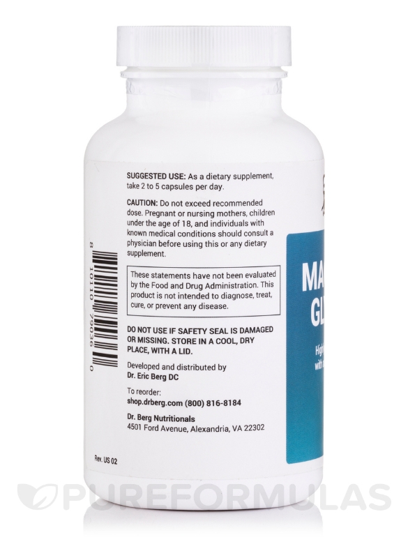 Magnesium Glycinate - 150 Capsules - Alternate View 3