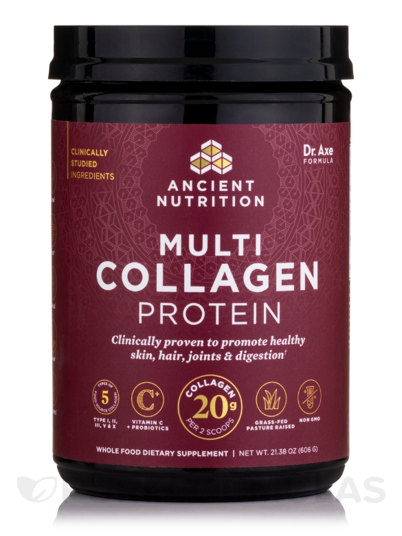 Multi Collagen Protein - Pure - 21.38 oz (606 Grams)