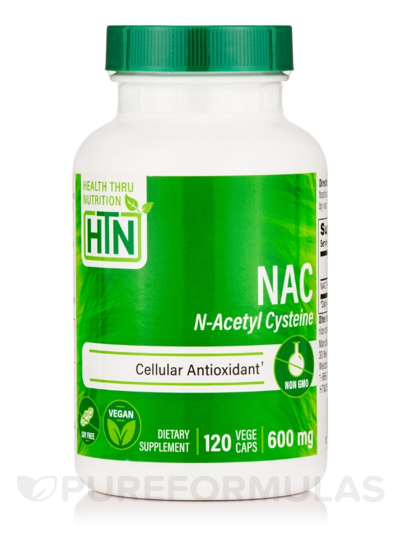 N-Acetyl Cysteine NAC 600 mg - 120 VegeCaps