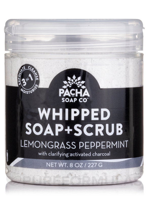 Whipped Soap + Scrub - Lemongrass Peppermint - 8 oz (227 Grams)