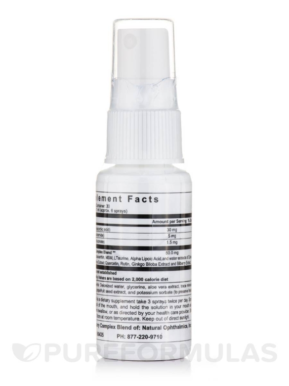 Total Ocular Function Oral Spray - 30 ml - Alternate View 2