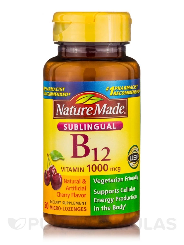 Sublingual Vitamin B12 1000 mcg