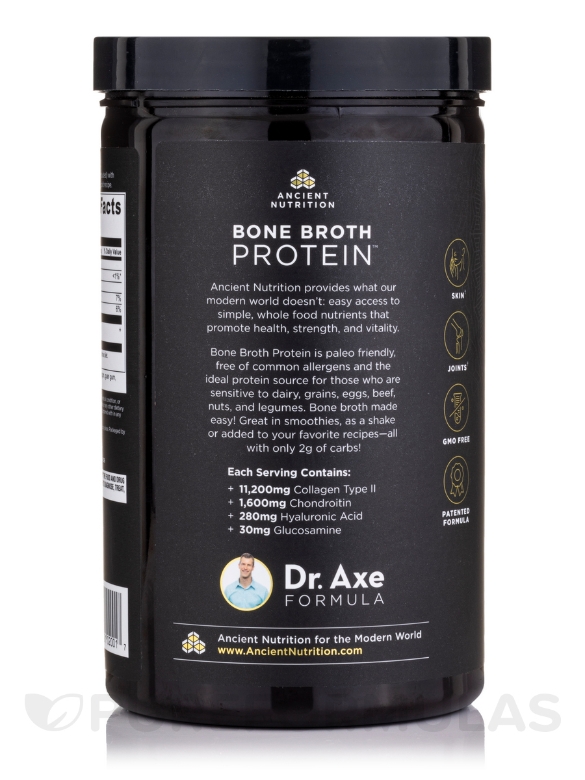 Bone Broth Protein™ Vanilla - 17.4 oz (492 Grams) - Alternate View 2