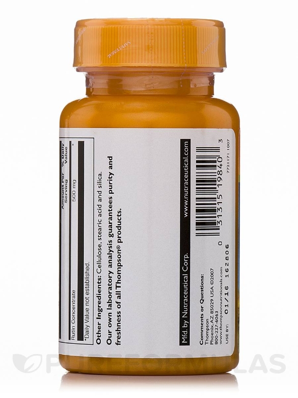 Rutin 500 mg (Natural Bioflavonoid) - 60 Tablets - Alternate View 2