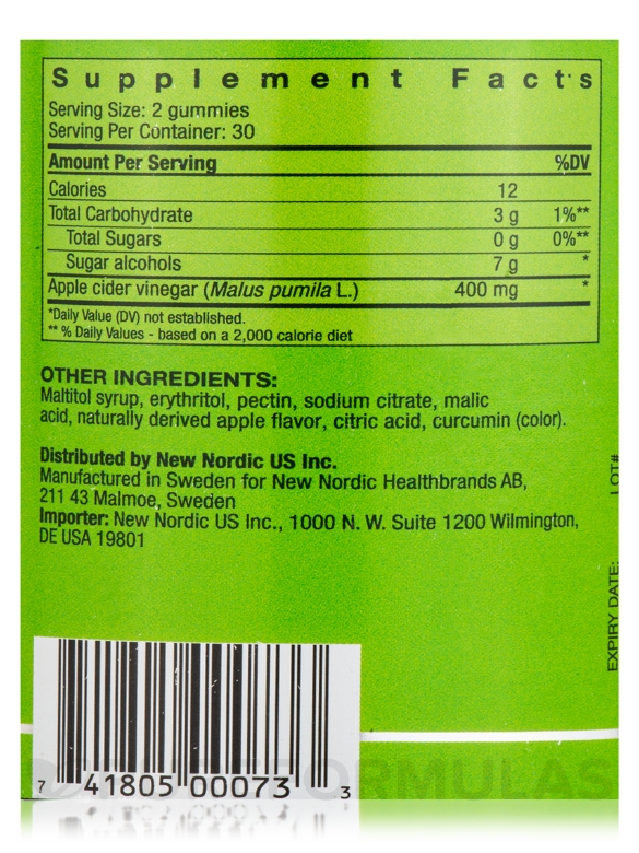 Apple Cider™ Vegan Gummies - 60 Gummies - Alternate View 3