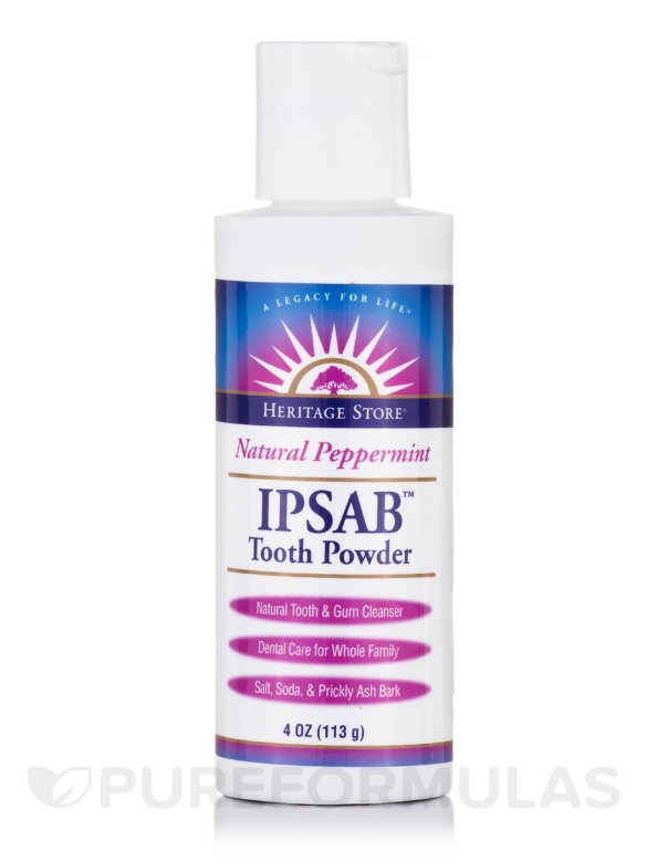 IPSAB™ Tooth Powder (Natural Peppermint) - 4 oz (113 Grams)