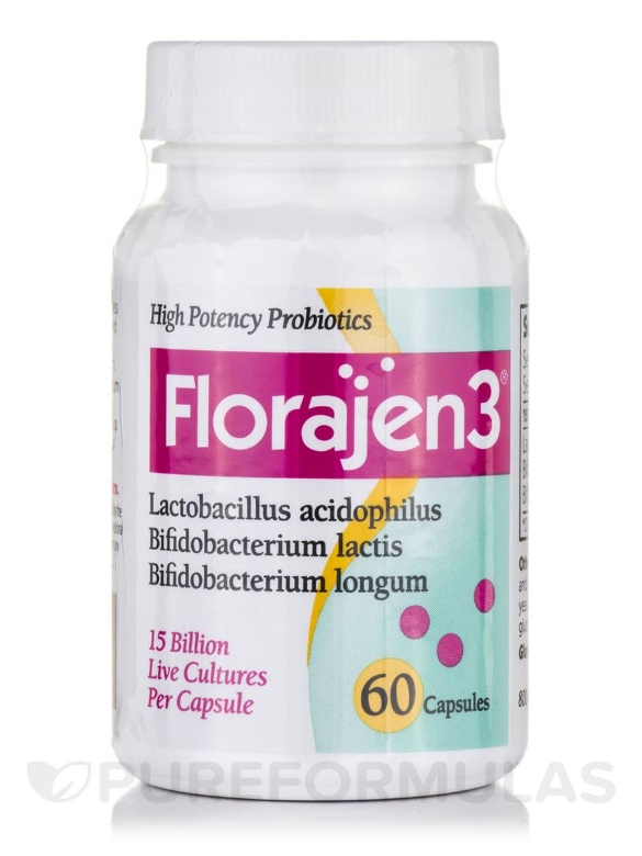 Florajen 3® 15 Billion - 60 Capsules - Alternate View 5