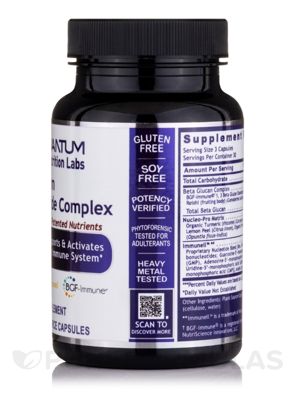 Quantum Nucleotide Complex - 90 Plant-Source Capsules - Alternate View 1