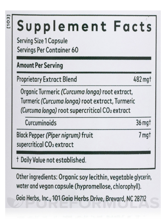 Curcuma Supreme NF-kB Formula (formerly Curcuma NF-kB: Turmeric Supreme) - 60 Liquid Phyto-Caps - Alternate View 4