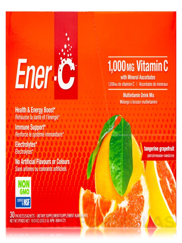 Ener-C Tangerine Grapefruit - 1 Box of 30 Packets - Alternate View 9